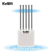 Cubierta Wifi KuWFi 360, Cobertura Completa Wifi, Puerto Gigabit, WiFi6 3000Mbps, Doble Banda, IP67, Punto de Acceso Exterior para Uso en Exteriores