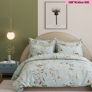 Sábanas de algodón estampadas a medida, tamaño de 108x108 pulgadas, hechas con estampados florales, ideales para decoración del hogar y tiendas del hogar - Product Image 2