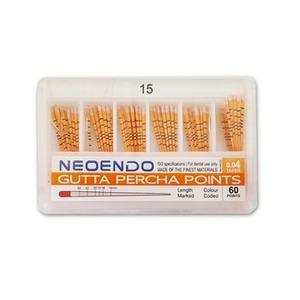 Puntos de gutapercha Neoendo 6%/Puntos endodónticos dentales - Product Image 1