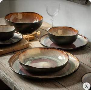 ENSALADA DE CUERNO DE BÚFALO HECHO A MANO DE CALIDAD Cuenco para servir cuerno natural hecho a mano Estilo animal altamente pulido - Product Image 2