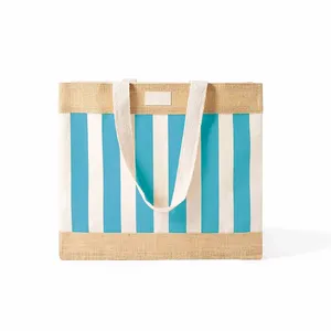 Borsa da Spiaggia Sostenibile in Juta Kotor per Gadget Promozionali - Product Image 2