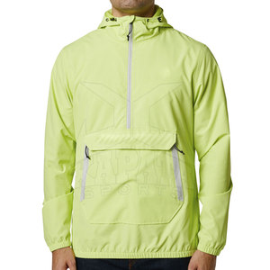 Chaqueta Anorak con Capucha para Hombre, de Alta Calidad, Cortavientos, Ropa de Invierno, Transpirable, con Cierre de Cremallera de un Cuarto, Informal, Servicio OEM, Nailon Resistente - Product Image 3