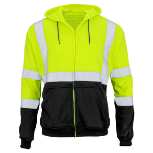 เสื้อมีฮู้ดผ้าฟลีซสำหรับผู้ชายเสื้อมีฮู้ดสะท้อนแสงระบายอากาศได้ดีและทนทาน - Product Image 6