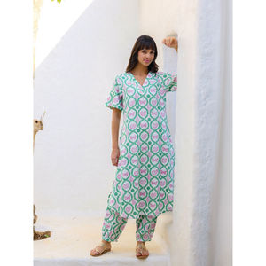 Palash Cotton <b>Kurta</b> Set for <b>Women</b> - Product Image 2