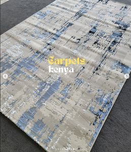 Alfombras Turcas Modernas de Polipropileno Tejidas a Máquina, Alfombras de Yute de Alta Calidad Resistentes a las Manchas, de Pelo Alto, Abstractas, para Dormitorio - Product Image 3