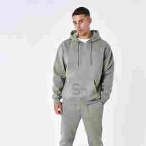 Pull à capuche 100% coton lourd de haute qualité unisexe sweat à capuche bouffant personnalisé pour hommes sweats à capuche d'impression - Product Image 2