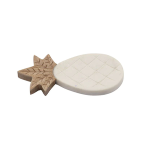 Porte-cuillère en bois d'acacia et marbre repose-cuillère pour comptoir de cuisine pour pain repose design et vente personnalisée - Product Image 1