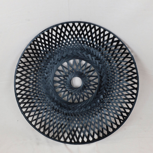 โคมไฟไม้ไผ่สานสไตล์วินเทจแบบทันสมัยโคมไฟระย้าหวายทำด้วยมือสำหรับห้องครัวร้านอาหารโรงแรมศิลปะที่ได้รับแรงบันดาลใจจากเวียดนาม - Product Image 4