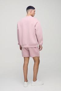 Sudadera de cuello redondo rosa personalizada, jersey de lana de algodón Unisex, transpirable, holgado, manga larga, ropa de calle de moda, sudaderas con capucha de invierno - Product Image 3