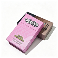 Emballage en gros personnalisé pour sachets de poudre en stick avec boîte de présentation magnétique de luxe en papier, type boîte à cigarettes