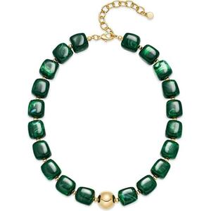 Hot-selling multi-color Resin <b>Beaded</b> <b>Necklaces</b> fashionable and versatile women's choker <b>necklace</b> - Product Image 2