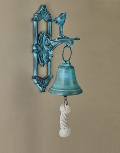 Sonnette de porte suspendue en métal de luxe pour la décoration extérieure de la maison décoration de jardin de ferme fabriquée en Inde quantité en vrac en gros - Product Image 1