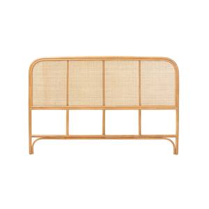 Natural Rattan Arched <b>Headboard</b> for Bed Handwoven Rustic Design Coastal Boho Style Bedroom Furniture Decoration Made Vietnam - Product Image 1