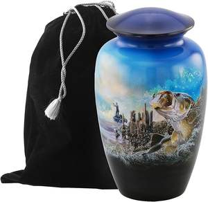 Excelente diseño Exportación Calidad Venta a granel 100% Material de aluminio Urnas de cremación para adultos al precio más bajo - Product Image 3