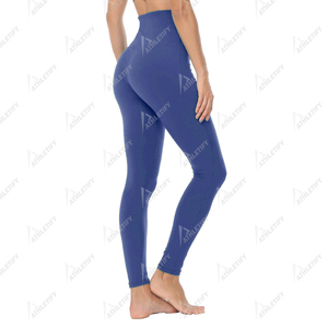 Leggings de yoga taille haute taille élastique pour femmes collants de course et de fitness doux, confortables et extensibles fournisseur en vrac - Product Image 3