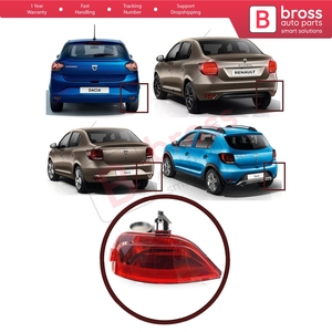Lente de Luz Antiniebla Trasera BSP989-2 265605279R Derecha para Symbol MK3 Logan Sedan Sandero Stepway MK2 Facelift - Product Image 5
