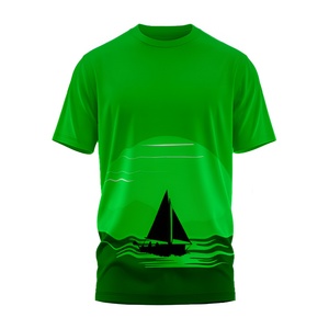 T-shirt personnalisé de qualité supérieure, impression intégrale, design graphique, doux, respirant, manches courtes, unisexe, pour la marque de streetwear, vente en gros - Product Image 3