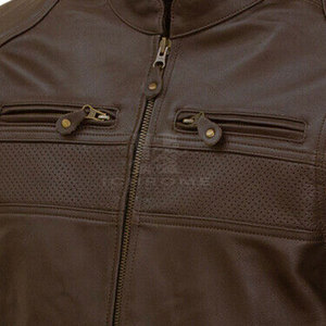 แจ็กเก็ตมอเตอร์ไซค์แจ็กเก็ตมอเตอร์ไซค์หนังแท้ - Product Image 4