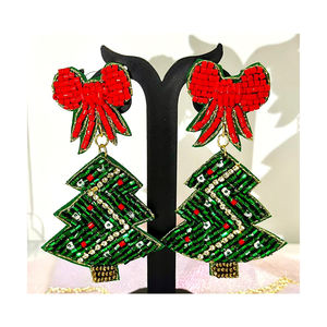 Nuevos pendientes de cuentas étnicas románticas para fiesta Festival Aniversario Compromiso Boda o regalo especial Evento Comprar ahora al mejor precio - Product Image 6