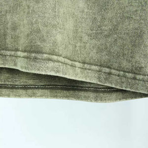 Camisetas de lona ecológicas de calidad superior lavadas con ácido para hombre, fabricación al por mayor, ropa de calle de secado rápido transpirable de algodón 100% - Product Image 4