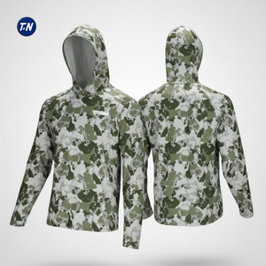 Camiseta de Pesca Ligera y Transpirable de Spandex/Poliéster, Anti-UV (UPF 50), Secado Rápido, Antibacteriana, Tallas Grandes, Logotipo Frontal, Unisex - Product Image 5