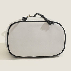 2023 Mới Đến Chất Lượng Cao Tối Giản Cổ Điển Hai Tone Flap Ba Lô Cho Phụ Nữ - Product Image 5