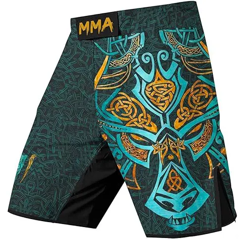 Pantalones cortos de compresión MMA con impresión por sublimación personalizada ropa de agarre BJJ jiu jitsu