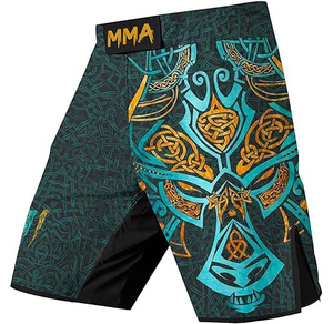 Pantalones cortos de compresión MMA con impresión por sublimación personalizada ropa de agarre BJJ jiu jitsu - Product Image 1