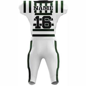ชุดยูนิฟอร์มอเมริกันฟุตบอลแขนสั้น ผ้าสี่ทางยืดได้ ระบายอากาศดี ปักหมายเลขทีมตามสั่ง ผลิตจากโรงงานในปากีสถาน ขายส่ง - Product Image 6