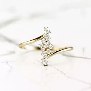 925 Silver Stunning Vintage Women's Cut Moissanite <b>Diamond</b> <b>Ring</b> IGI Certified for Wedding Party Anniversary - Product Image 1