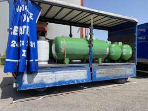 Tanque de almacenamiento de gas propano Horizontal de 1000 galones Bomba de acero al carbono usada para plantas de fabricación Planta de gas de granjas - Product Image 3