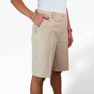 Pantalones cortos de carga ligeros de alta calidad al por mayor para mujer, pantalones cortos cómodos para mujer, cintura elástica, estética suave con bolsillos - Product Image 5
