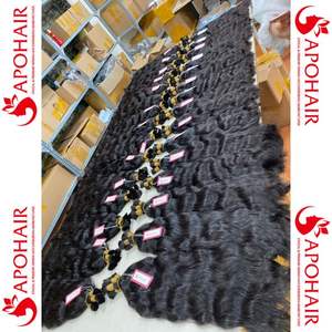 Extensión Natural de alta calidad al por mayor, cabello sin trama 100% vietnamita, Virgen sin procesar, puede teñir hasta cabello rubio - Product Image 1