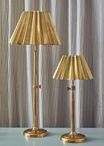 Aluminio auténtico dormir cabecera decoración del hogar escritorio luz cerámica base oro moderno lujo lámpara de mesa para escritorio de estudio - Product Image 4