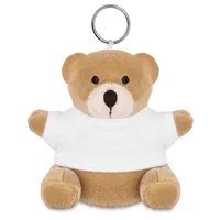 Porte-clés personnalisé Mepal en acier inoxydable avec ours en peluche et design portable pour mousquetons promotionnels