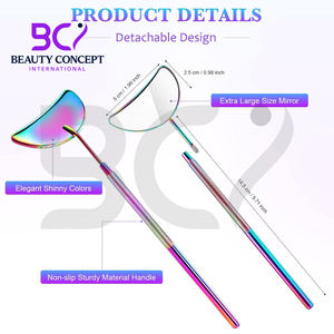 กระจกต่อขนตาทรงพระจันทร์ครึ่งเสี้ยว คุณภาพดี ทำด้วยมือ ปรับแต่งได้ตามต้องการ - Product Image 2