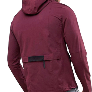 Vestes coupe-vent à demi-fermeture éclair conçues sur mesure pour hommes tissu respirant de grande taille pour la course en plein air col montant saison d'hiver - Product Image 6