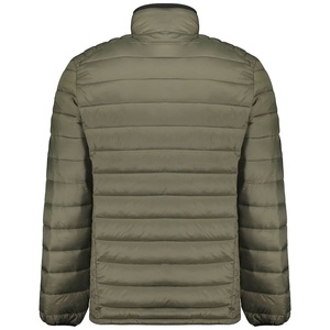 Chaqueta acolchada con puños elásticos personalizados exclusivos para hombre, chaqueta especial de invierno cálida ligera con aislamiento - Product Image 6