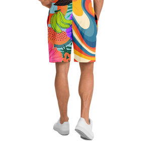 Moda de verano Impresión de lona de transferencia de calor 100% algodón Ecológico Pantalones cortos para hombre Cintura elástica Alta calidad por encargo - Product Image 2