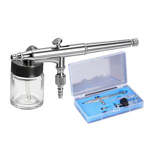 <span class=keywords><strong>Kit</strong></span> d'aérographe miniature à <span class=keywords><strong>double</strong></span> <span class=keywords><strong>action</strong></span> en cuivre LinhaivetA pour la décoration de gâteaux et l'art des ongles - Product Image 1