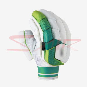 Nuevo 2024 Guantes de bateo de cricket de la mejor calidad Guantes de seguridad de dedo hechos de cuero Guantes de cricket cómodos Guantes de bateo - Product Image 5