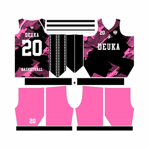 Maillots de basket-ball en polyester 100% à faible MOQ, sublimation, personnalisables avec nom et numéro, uniformes de basket-ball disponibles en tailles adultes - Product Image 2