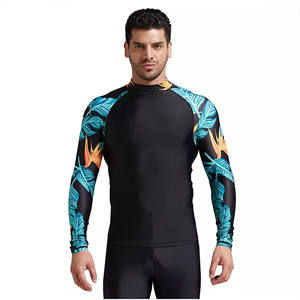 Camisa de compresión para hombre, ropa de gimnasio, protector de sarpullido Mma, personalizada, Rushguard, en blanco - Product Image 1
