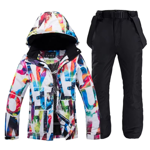 Conjunto de 2 Piezas de Chaqueta y Pantalones de Esquí Freestyle para Niños, Impermeable y Cálido, para Niños y Niñas, Trajes de Esquí y Snowboard - Product Image 6