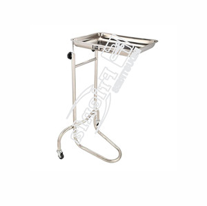 Soporte organizador de bandejas con tapa y agarre de mango Fabricantes de instrumentos quirúrgicos hechos de acero inoxidable alemán de alta calidad - Product Image 2