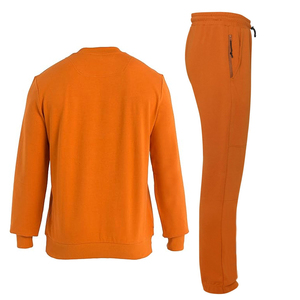 Modèle personnalisé Ensemble de survêtements de sport solides coupe régulière pour hommes, décontracté, grande taille, hiver, course à pied, entraînement, coupe-vent et respirant - Product Image 3