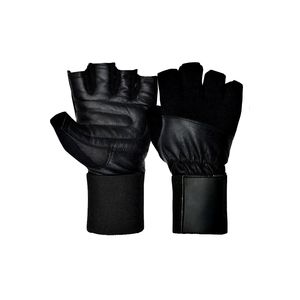 Gants d'haltérophilie rembourrés respirants confortables sangles de poignet réglables antidérapantes pour la musculation - Product Image 1