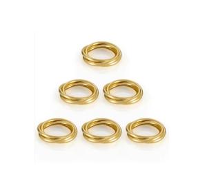 ห่วงรัดผ้าเช็ดปากโลหะสุดหรูของขวัญเป็นมิตรต่อสิ่งแวดล้อมเหมาะสำหรับงานแต่งงานงานวันครบรอบการรับประทานอาหารพิเศษ - Product Image 1