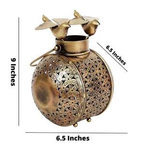 Cast Iron <b>Gold</b> Handicraft Birds Tealight <b>Candle</b> <b>Holder</b> for Home and office decor wedding party events decorative bulk quantity - Product Image 5