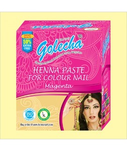 Tubo de Color de Henna para Uñas Golecha Magenta de Excelente Calidad, Solución de Color de Uñas a Base de Hierbas para Artistas a Precio Descontado - Product Image 2